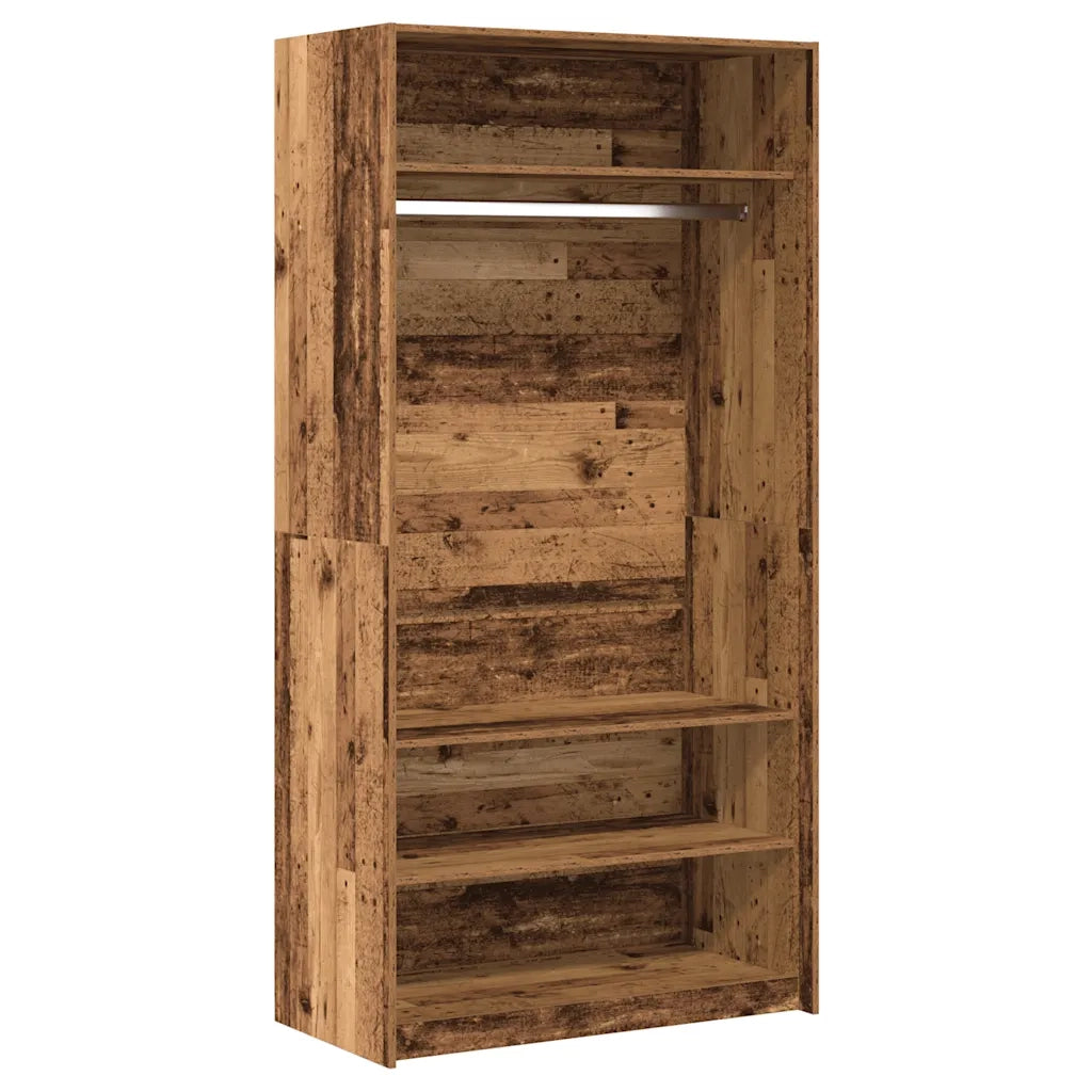 Armadio Legno Antico 100x50x200 cm in Legno Multistrato CFW7721796