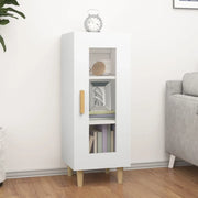 Credenza Bianca 34,5x34x90 cm in Legno Multistrato 812393