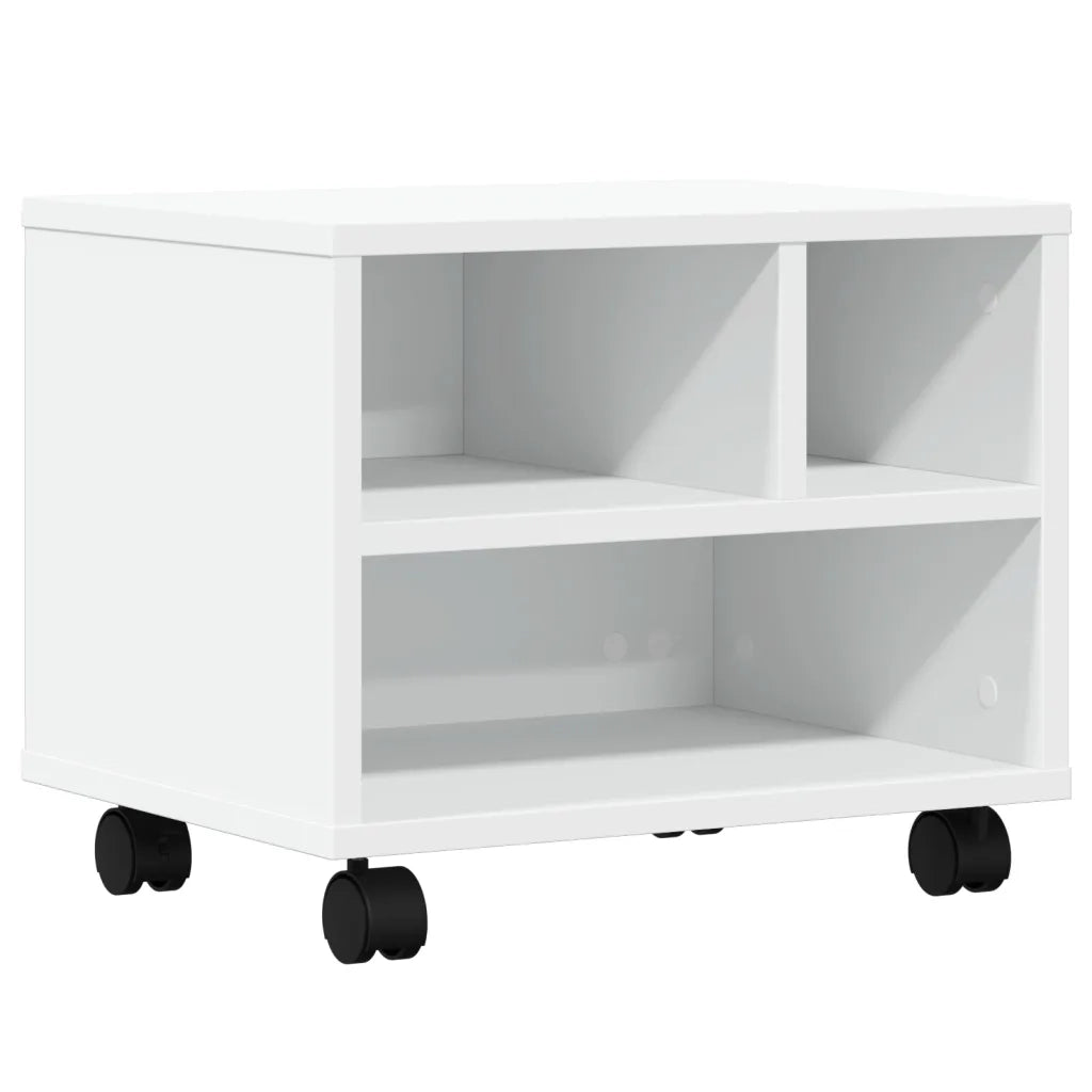Supporto per Stampante con Ruote Bianco 41x32x34,5 cm CFW7873666