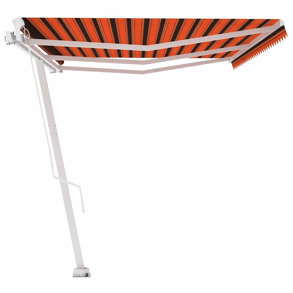 Tenda da Sole Autoportante Manuale 600x300cm Arancione Marrone 3069600