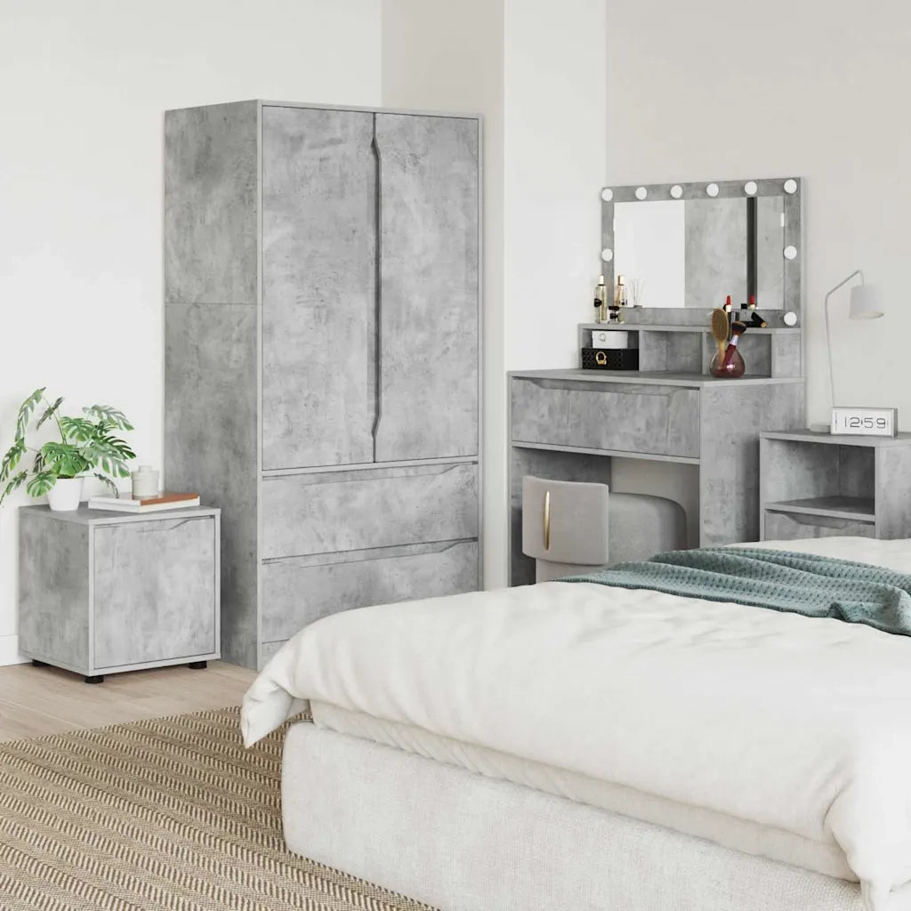 Mobile da Bagno Grigio cemento 40,5 x 40 x 44 cm