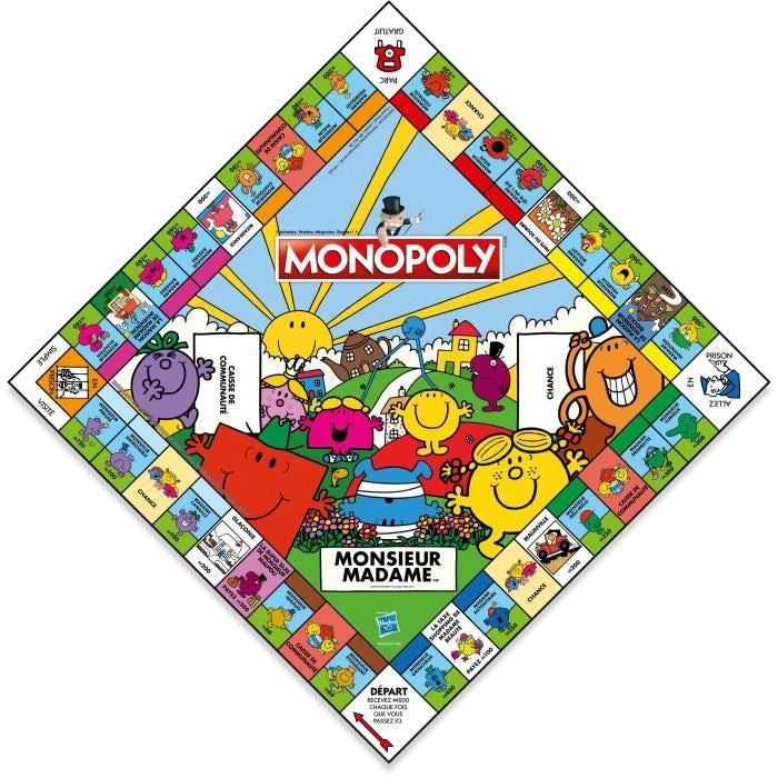 Monopoly Monsieur Madame - Gioco da tavolo - MOSSE VINCENTI - Monopoly con i personaggi di Monsieur Madame.