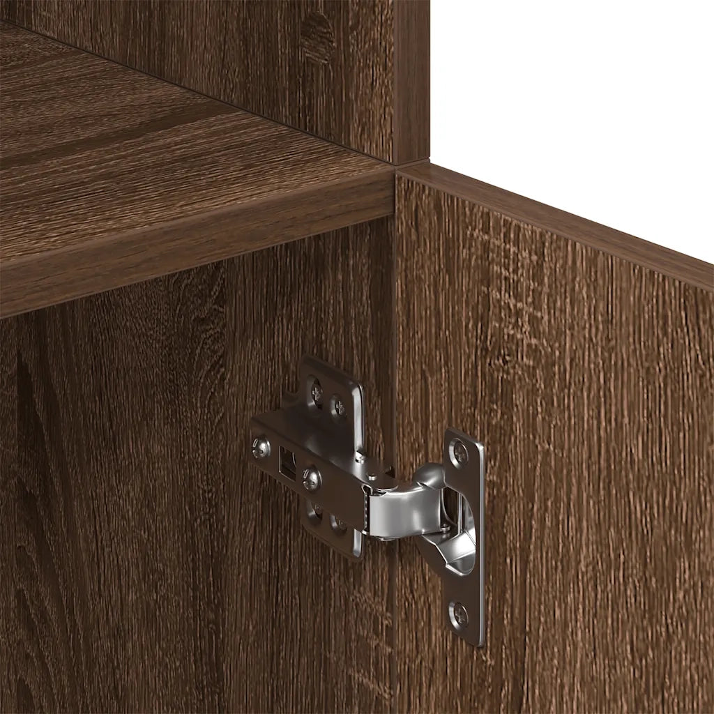 Armadietto Cucina Rovere Marrone 57x41,5x131,5 cm in Truciolato 860127