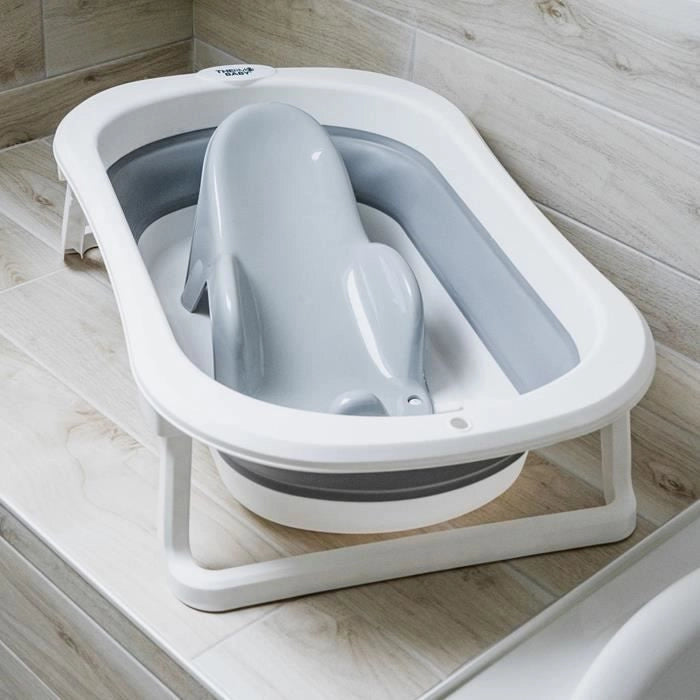 THERMOBABY Sdraietta per bagnetto ATOLL Affascinante grigio