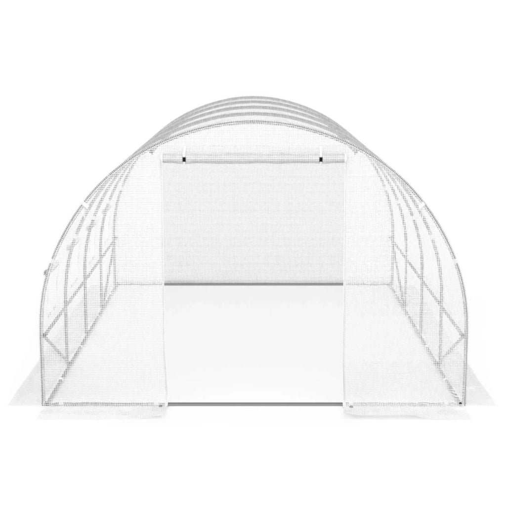 IDMarket - Telone di ricambio per serra da giardino a tunnel da 12 m² (4 x 3 x 2 m), resistente ai raggi UV, con porta e finestre, modello