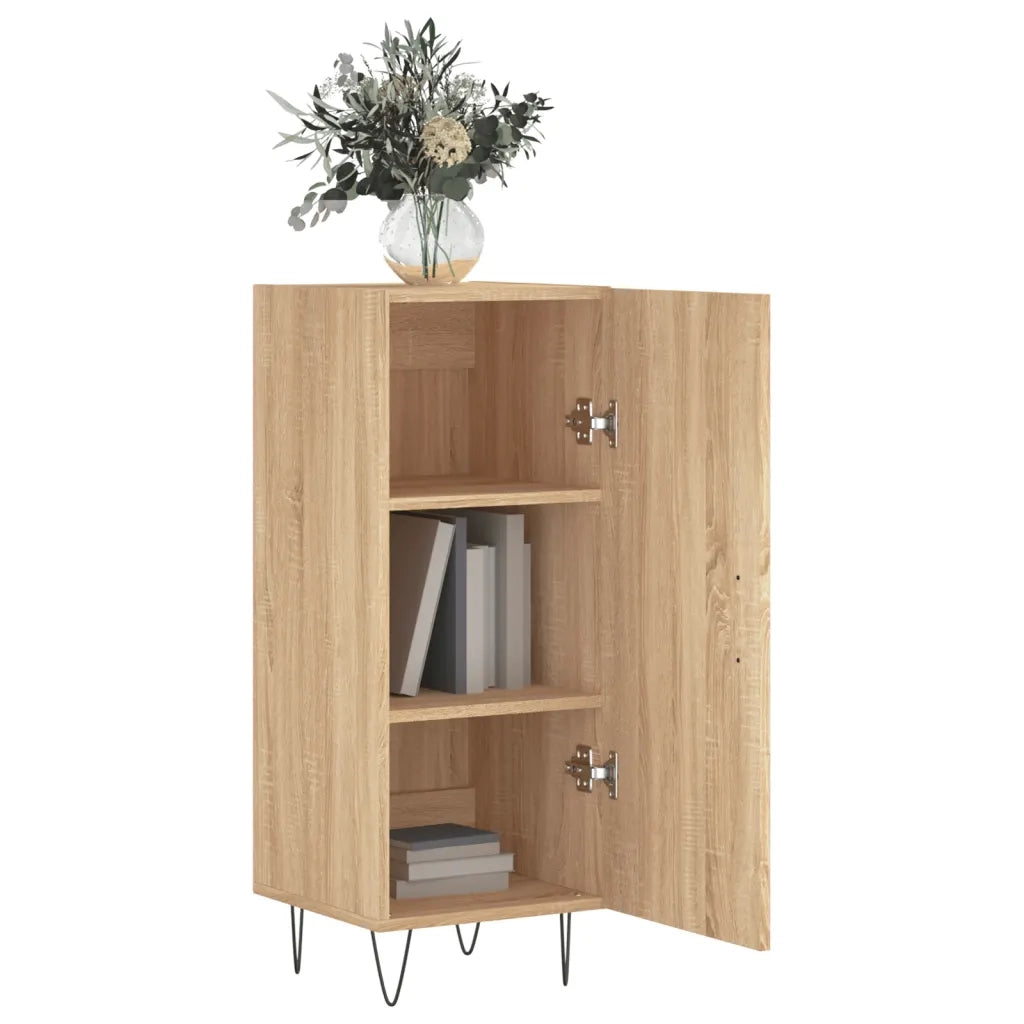 Credenza Rovere Sonoma 34,5x34x90 cm in Legno Multistrato 828535