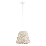 Lampada a sospensione Alfa Cannuccia rattan beige E27