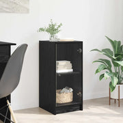 Credenza-Buffet-Armadio da cucina Rovere nero 35 x 37 x 76 cm Legno multistrato