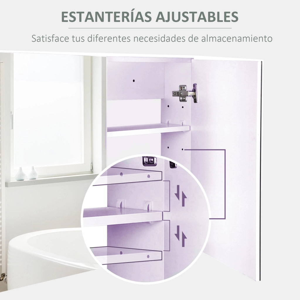Armadio con Specchio ¨C Zephmum ¨C Lilla 80x15x60 cm