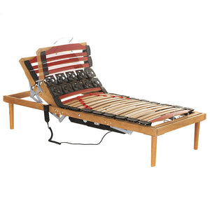 Rete ATP Motorizzata a Doghe 80x190 cm in Faggio Naturale 38 mm Dormidea Crio