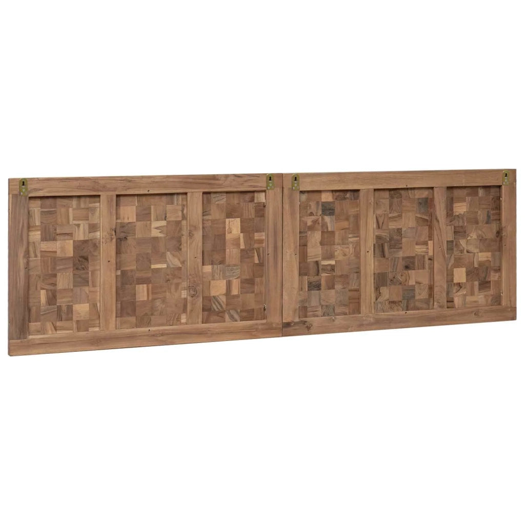 Testiera Naturale Legno di teak solido