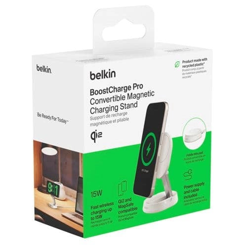 Belkin BOOST Charge Pro Qi2 15W staz.ricarica mag. bi.WIA008vfWH