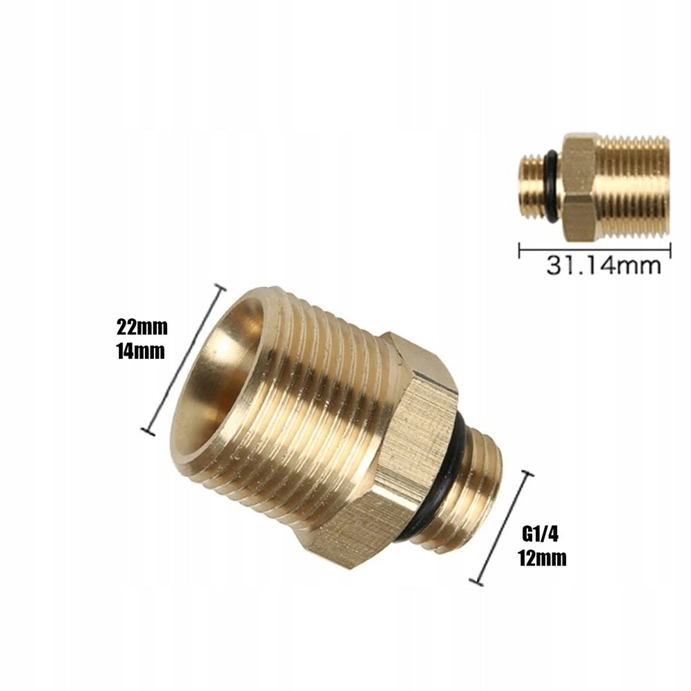 Adattatore per Idropulitrice M22x1.5 14mm compatibile con Kärcher K Bayonet – Facile Installazione, Alta Durata