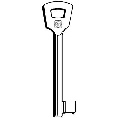 CHIAVE PATENT 6NFH2L SILCA - OTTONE- 5 pezzi