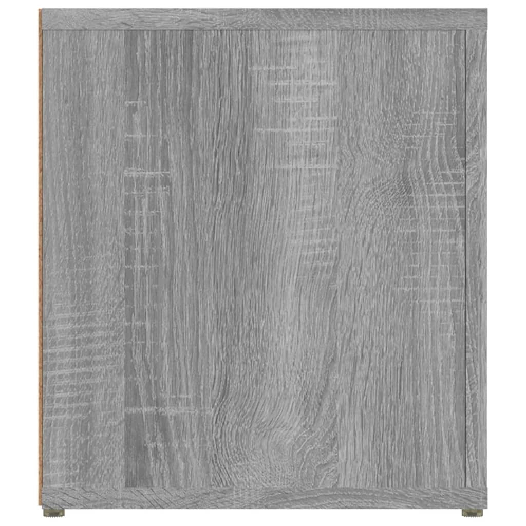 Mobile TV multimediale scaffale TV credenza mobile TV sala da pranzo soggiorno camera da letto 2 pezzi Sonoma 80 x 31,5 x 36 cm legno ingegnerizzato grigio 02_0028655