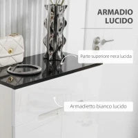 Scarpiera Slim da 12 Paia max per Ingressi con 3 Ripiani Regolabili e Cassetto, in Truciolato Bianco, 60x32x100 cm