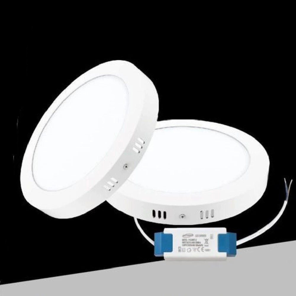 Trade Shop - Plafoniera Pannello Led 24 Watt Rotondo Cct Tre Colorazione Di Luce P300b-t3c -
