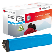 ORIGINAL Agfa Photo toner ciano APTK550CE ~6000 Seiten Agfa Photo TK-550C