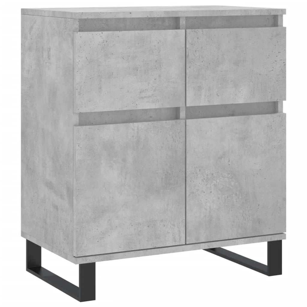 Buffet credenza cassettiera armadio mobile contenitore organizer per cucina soggiorno salotto 60 x 35 x 70 cm legno ingegnerizzato grigio 02_0031969