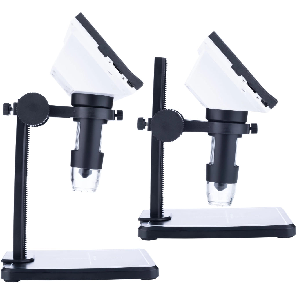 Mikroscopio Digitale DM7-B1 – Schermo LCD 4,3" | Ingrandimento 40X-1000X | Connessione PC, 8 LED Regolabili, MicroSD