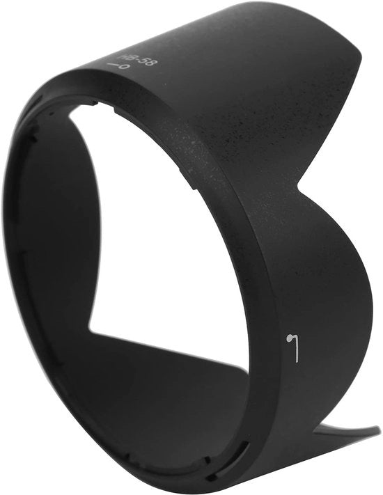 Capottino per obiettivo a grande angolo - Reversibile - Antiriflesso - Adatto a lenti 18-300 mm - Copertura per obiettivo - Ideale per la fotografia
