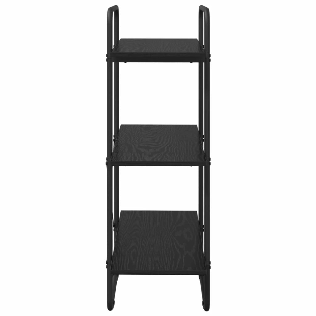 Libreria 3 livelli 60 x 35 x 105 cm PB Rovere Nero 8007840