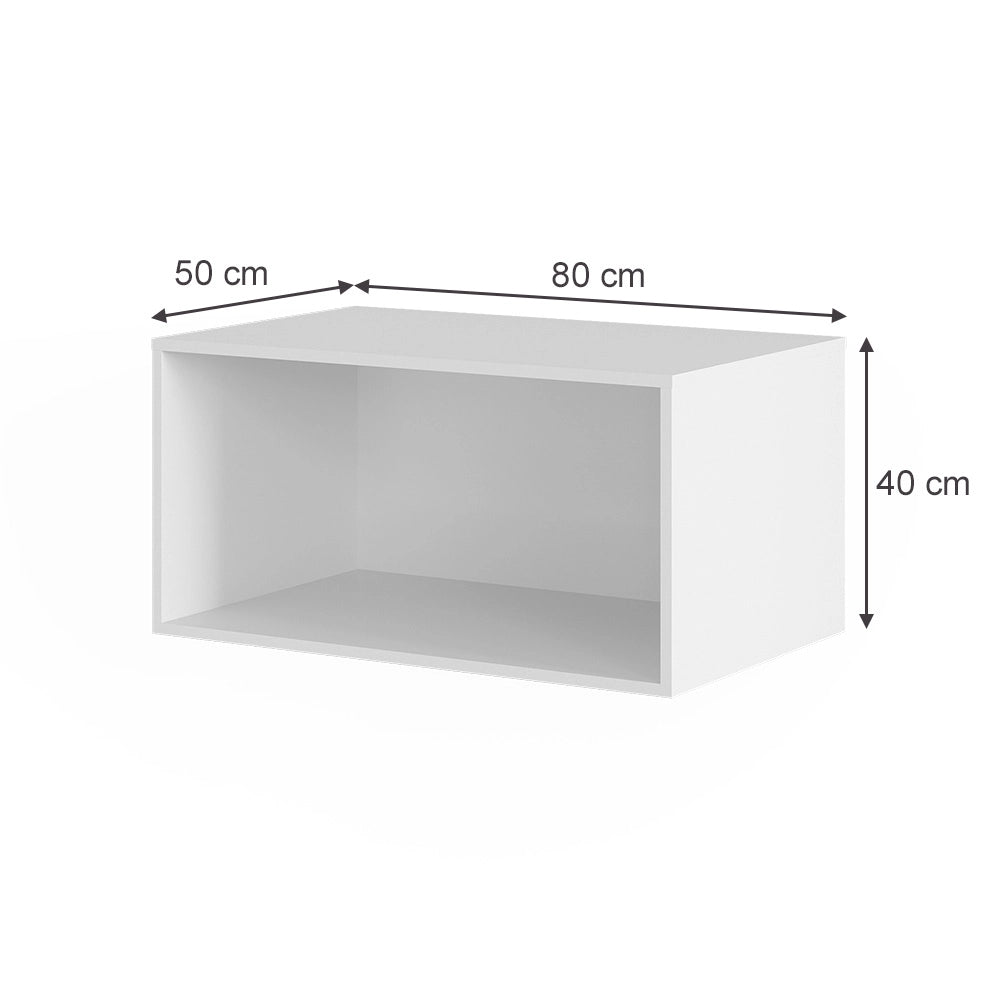 Vicco Parte superiore dell'armadio Bianco 80 x 40 cm
