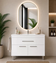 Mobile bagno con lavabo ORIGENBATH BAHIA senza specchio 80x45 cm bianco