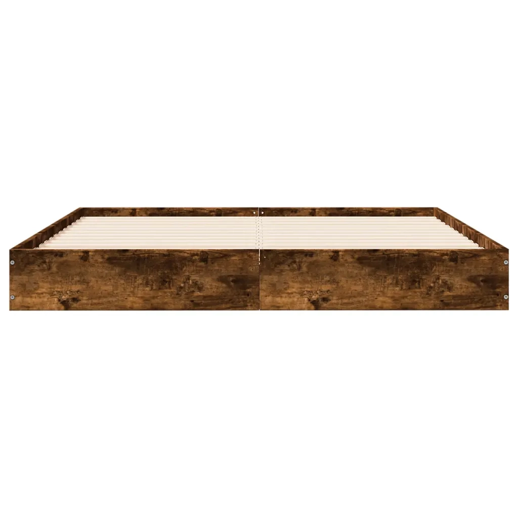 Giroletto senza Materasso Rovere Fumo 140x200 cm in Truciolato