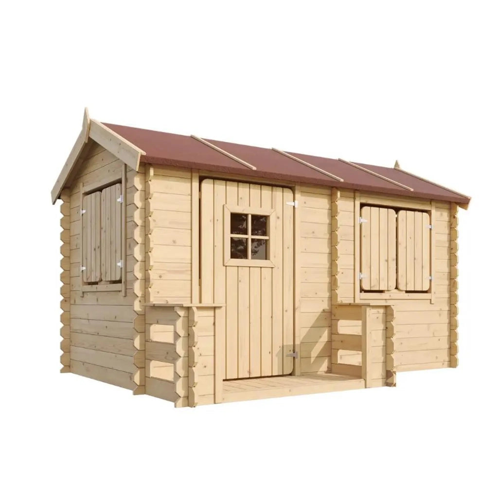 Casetta legno per bambini -  L184xL241xA151cm/ 2.63m2 - Timbela M503