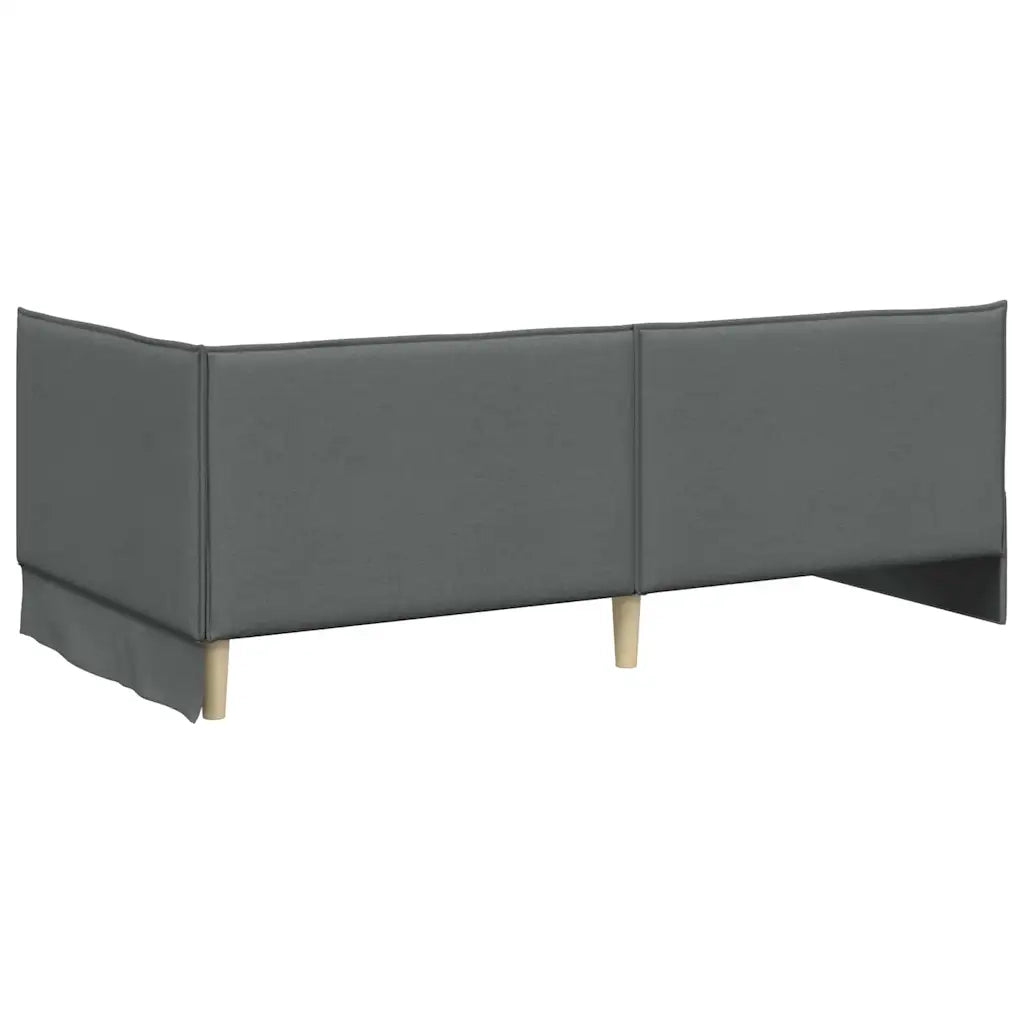 Struttura Letto Angolare con Materasso 2 pcs Grigio Velluto 3394022