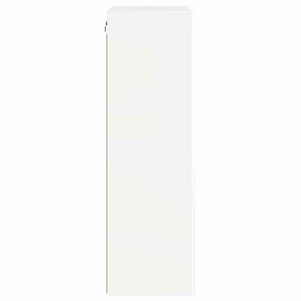 Mobile TV da parete 59,5 x 31 x 100 cm Bianco Lucido