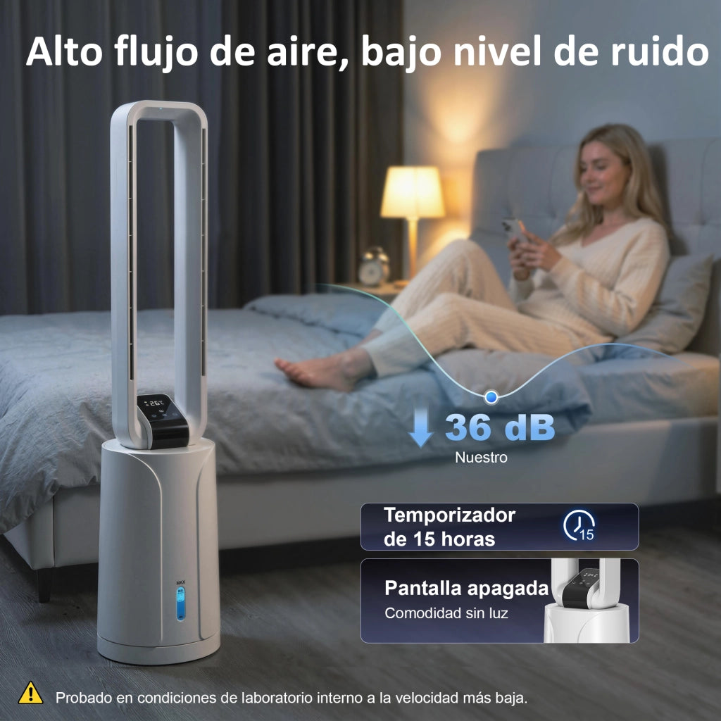 Ventilatore 3 in 1 con Serbatoio 1.7L ¨C Zephmum ¨C Bianco 24.7x24.7x109.5 cm