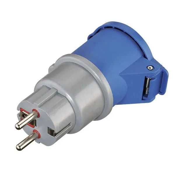 Adatt.presa iec 16a spina schuko