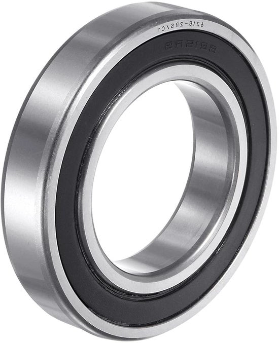 Lavelli a rulli con canale profondo, 75 x 130 x 25 mm, rulli radiali con C1-spell, ABEC1 rulli in acciaio inox - Una riga, 6215-2RS con sigillatura.