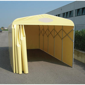 Box Tunnel Base 618x280xh230 cm Copertura in PVC per Auto Maddi Beige