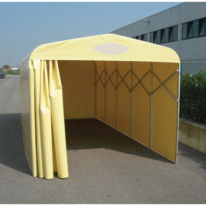 Box Tunnel Base 618x250xh215 cm Copertura in PVC per Auto Maddi Verde