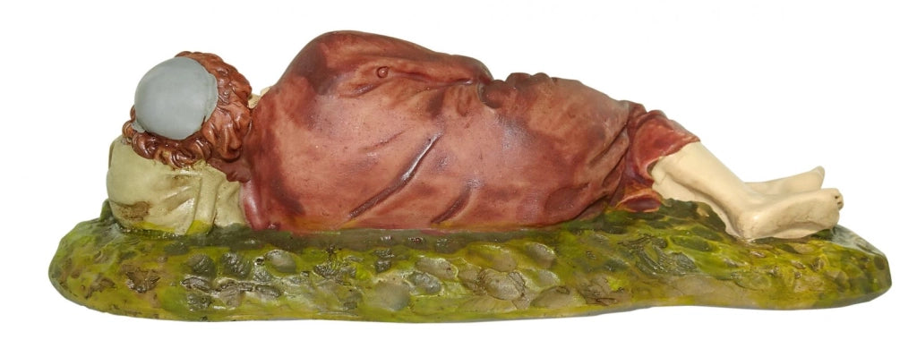 PASTORE DORMIENTE PER PRESEPE DA 10 CM