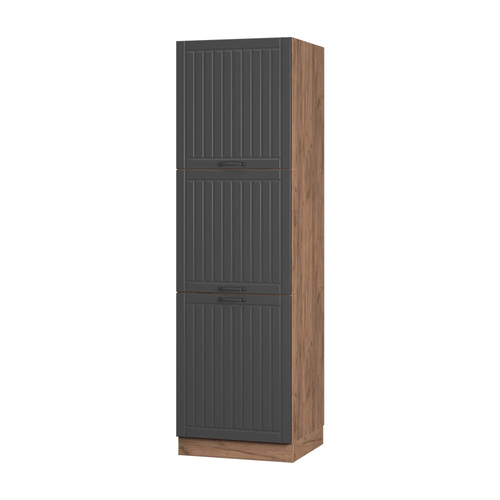 Vicco Mobile per forno da incasso Grigio scuro 60 cm