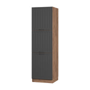 Vicco Mobile per forno da incasso Grigio scuro 60 cm