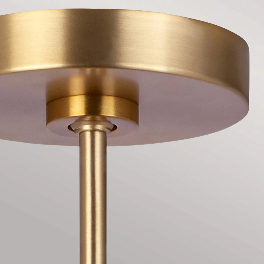 Lampada a sospensione Brisbin ottone ossidato Feiss E27