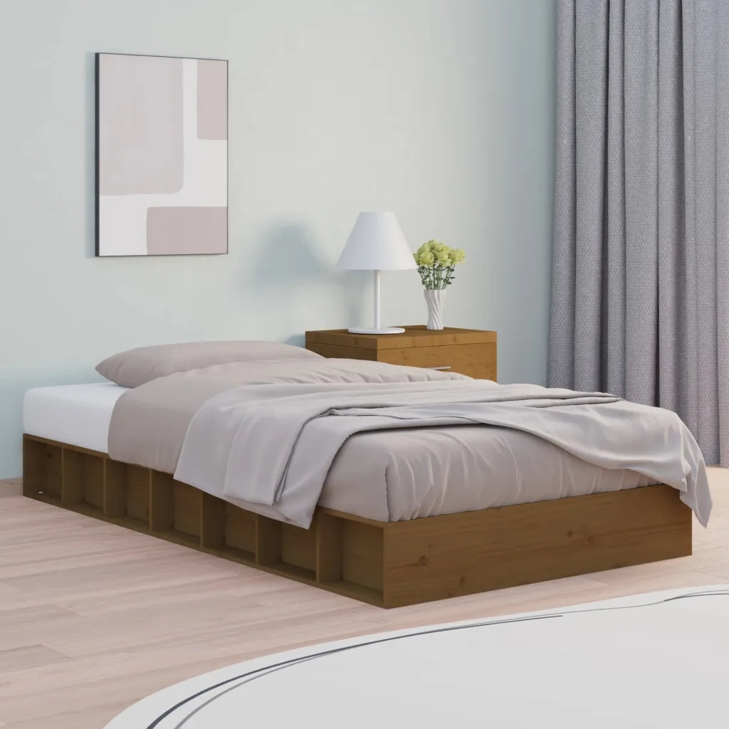 Giroletto Miele 75x190 cm 2FT6 Small Single in Legno Massello cod mxl 60832