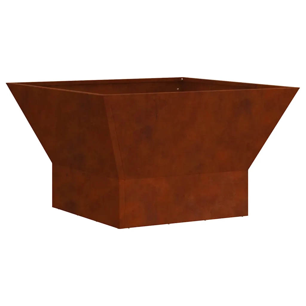 Focolare-Stufa-Camino Marrone 60 x 60 x 35 cm Acciaio
