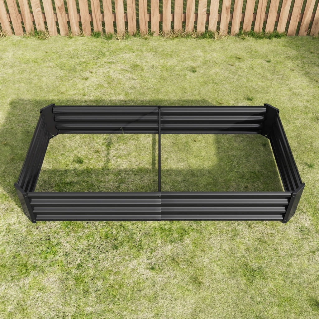 Hochbeet per Giardino ¨C Minimal ¨C Metallo acciaio antracite