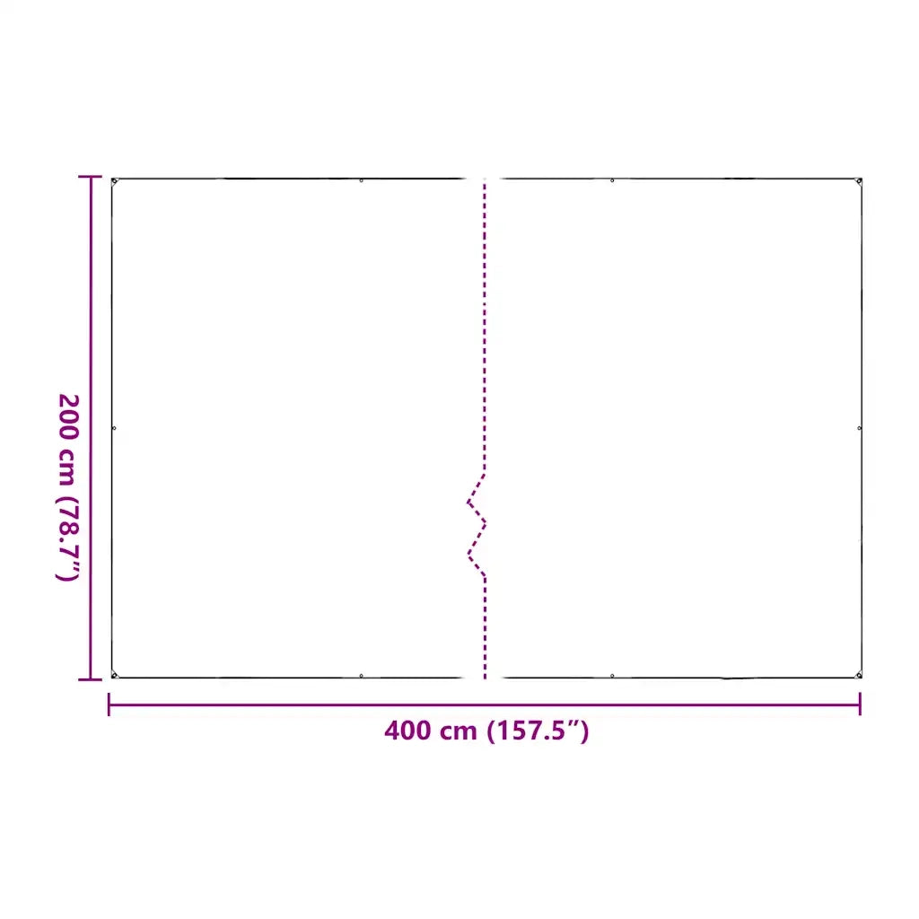 Copertura per Piante con Occhielli 2x4 m in Polietilene 3308685