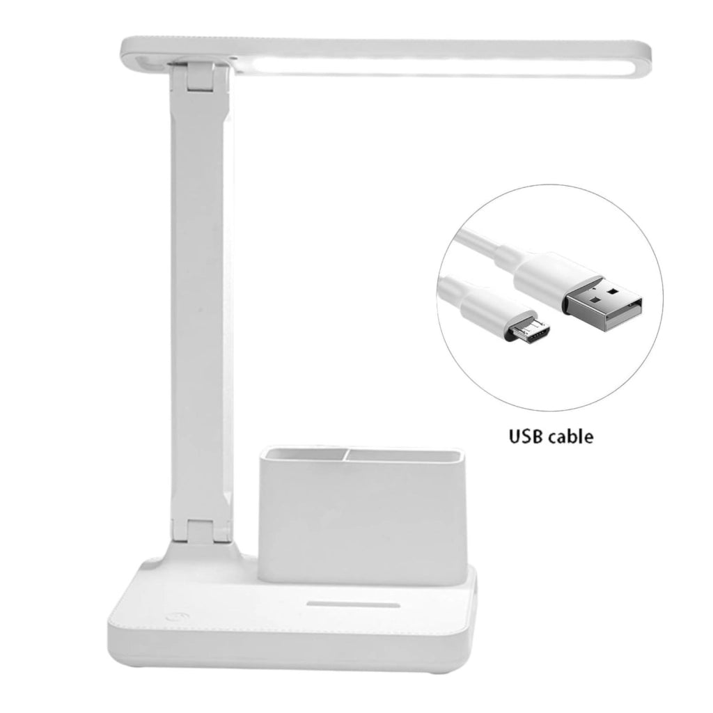 Lampada da tavolo lavoro Touch Pieghevole Luce Led natural 4200k bianco TO-BL173