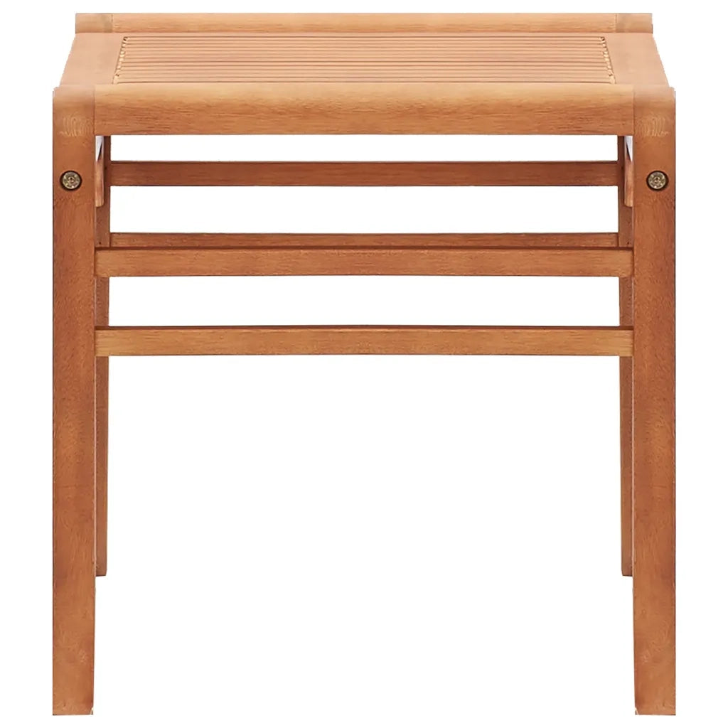 Panchina da Giardino 64 cm in Legno Massello Eucalipto