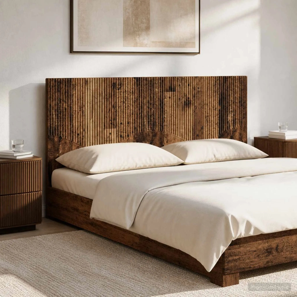 Testiera da Muro HOORN Legno antico Legno ingegnerizzato 897403