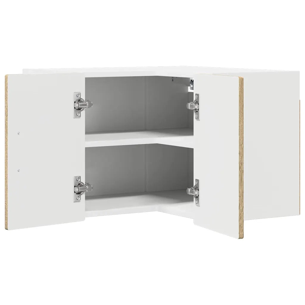 Mobile angolare per parete PORTO Rovere Sonoma 57 x 57 x 40 cm