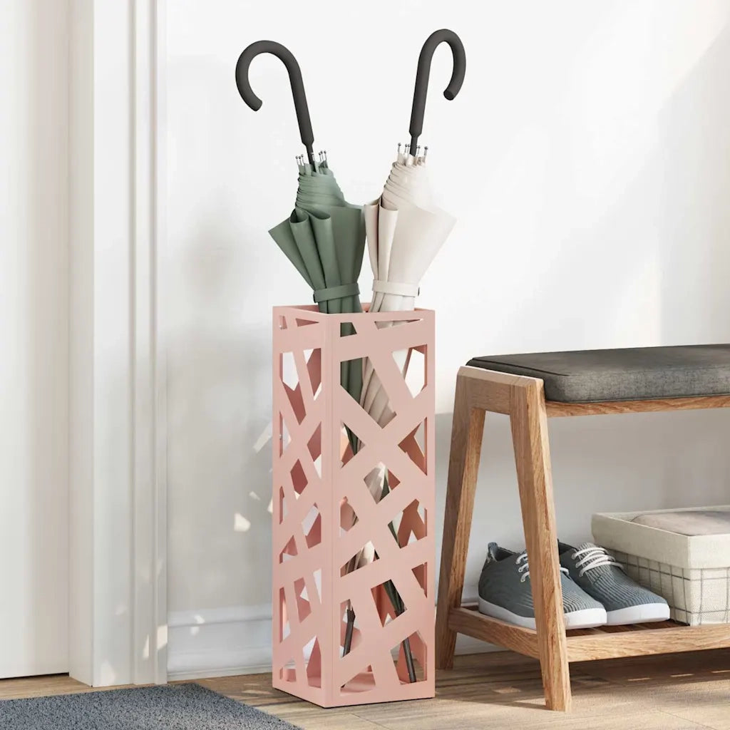 Supporto per Ombrellone Rosa 15,5 x 15,5 x 49 cm Metallo CFW4212724